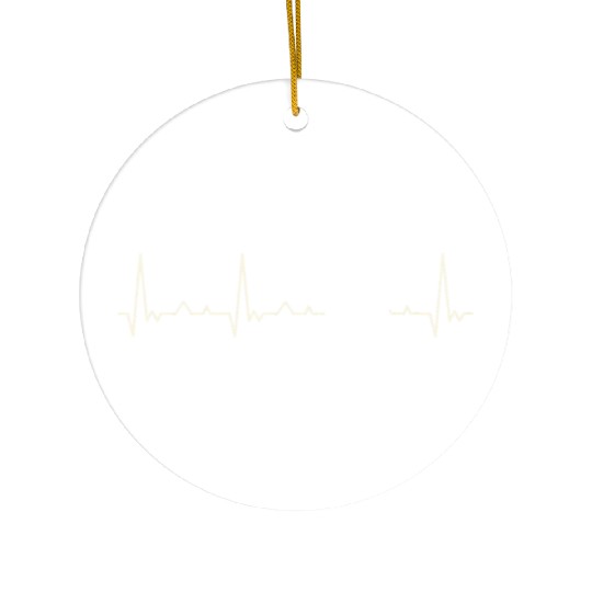 Car Classic 1920s. Heart. Love. EKG. Pulse. Beat. Ceramic Ornaments