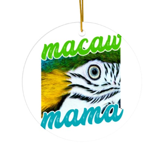 Blue And Yellow Macaw - Parrot Ceramic Ornaments