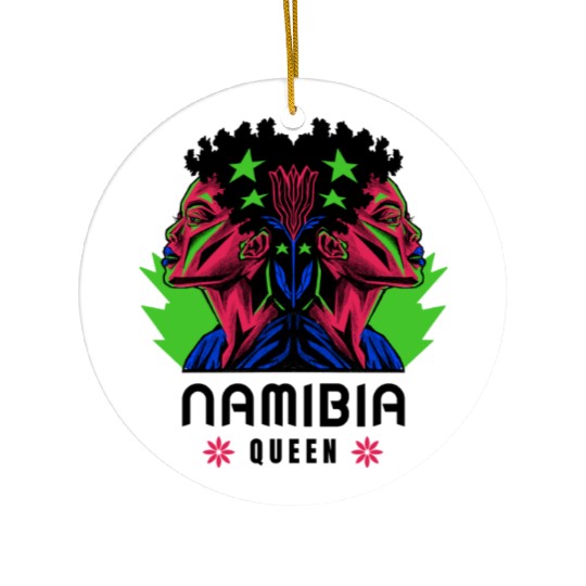 Namibia Queen Ceramic Ornaments