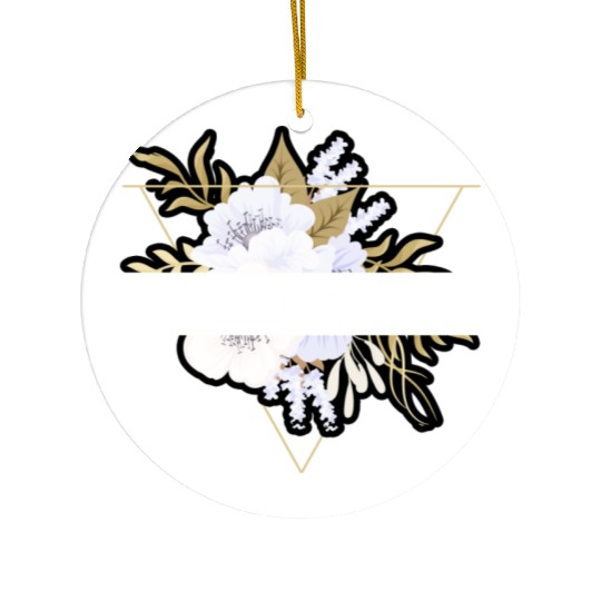 Anti-Hero Flower Text Gift Music Fan Lover Ceramic Ornaments