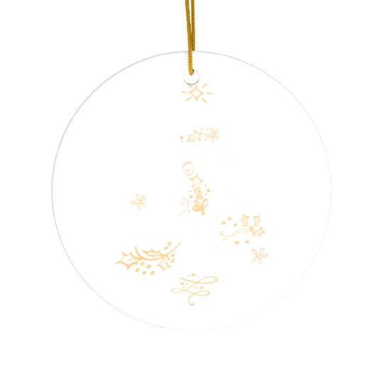 Oh Come Let Us Adore Him Religious Jesus Ceramic Ornaments