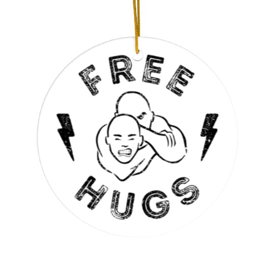 Jiu Jitsu Free Hugs Ceramic Ornaments
