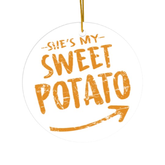 She Is My Sweet Potato Ceramic Ornaments