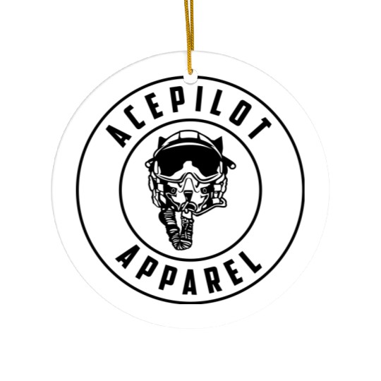 ACEPILOT APPAREL SEAL NEW Ceramic Ornaments