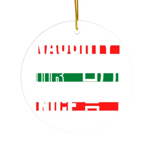 Naughty or Nice? Ceramic Ornaments