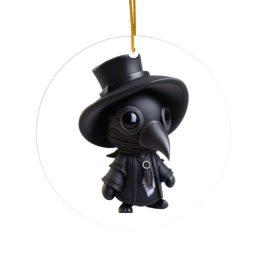 Plague Doctor Killer Ceramic Ornaments