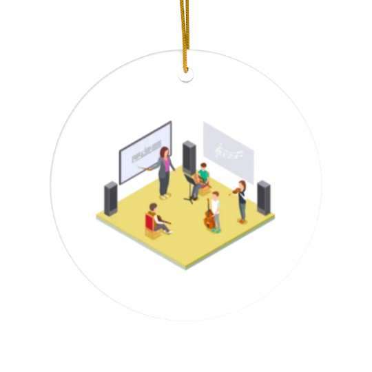 Music Teacher Ceramic Ornaments