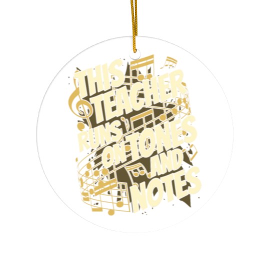 Music Teacher Ceramic Ornaments