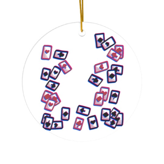 Playing card card game board game Ceramic Ornaments