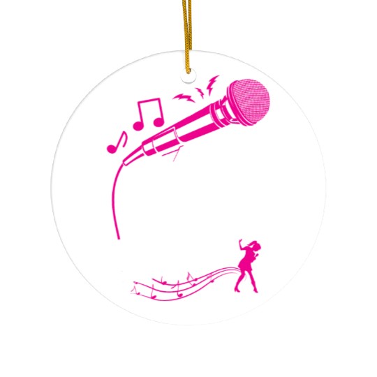 Karaoke Singer I Survived Karaoke Ceramic Ornaments