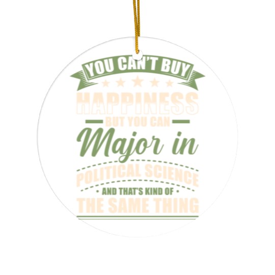 Political Science Major Ceramic Ornaments