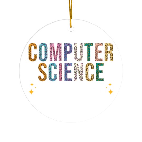 Computer Science is my Jam Ceramic Ornaments