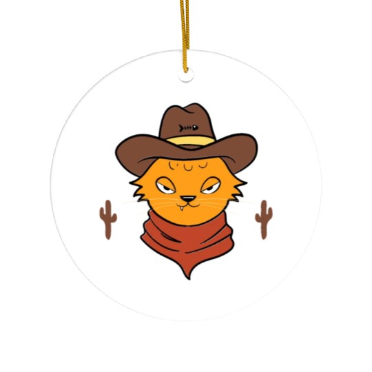 Meowdy Ceramic Ornaments