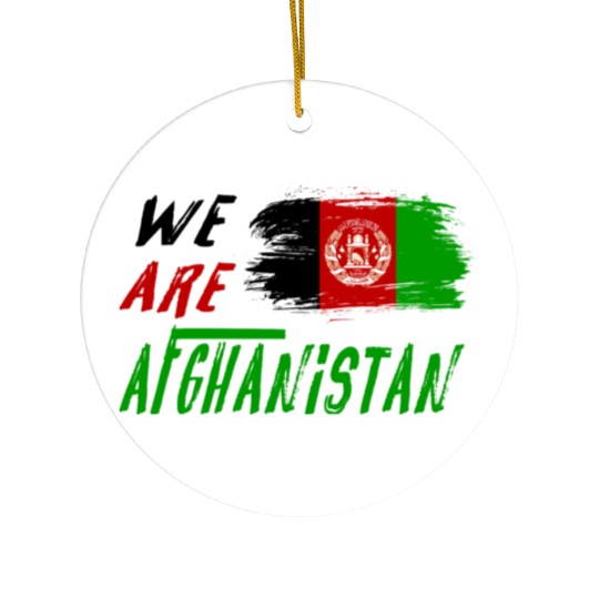 We are Afghanistan Ceramic Ornaments