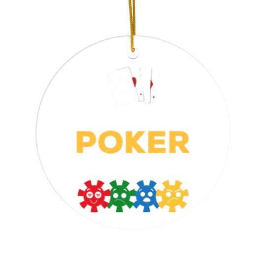Poker Player - This Is My Lucky Poker Ceramic Ornaments - Poke