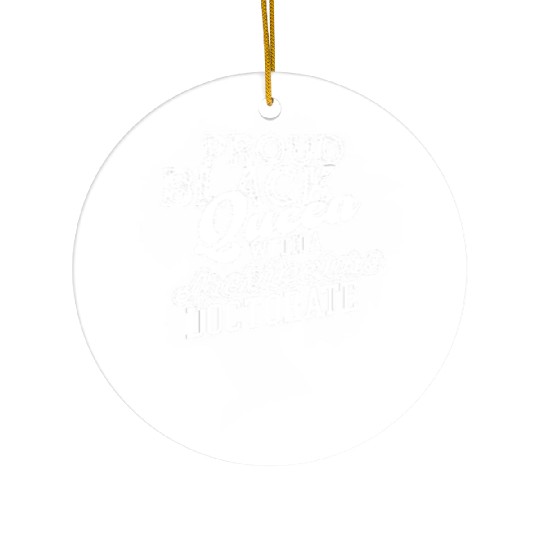 Black Queen With Architecture Doctorate Phd Ceramic Ornaments