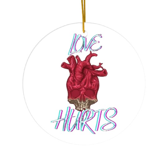 Love Hurts Ceramic Ornaments