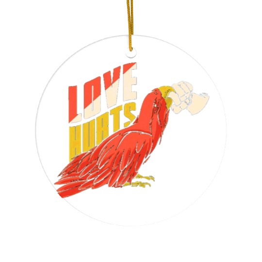 Love Hurts Ceramic Ornaments