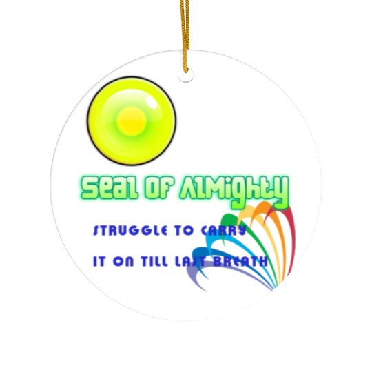 SEAL OF ALMIGHTY Ceramic Ornaments