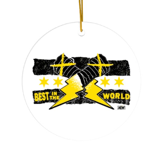 CM Puunk Best In The World Ceramic Ornaments