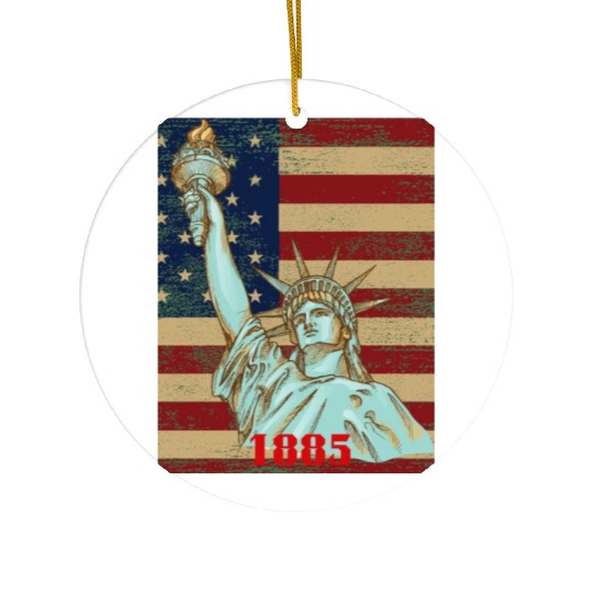 LOVE-Statue of Liberty Ceramic Ornaments