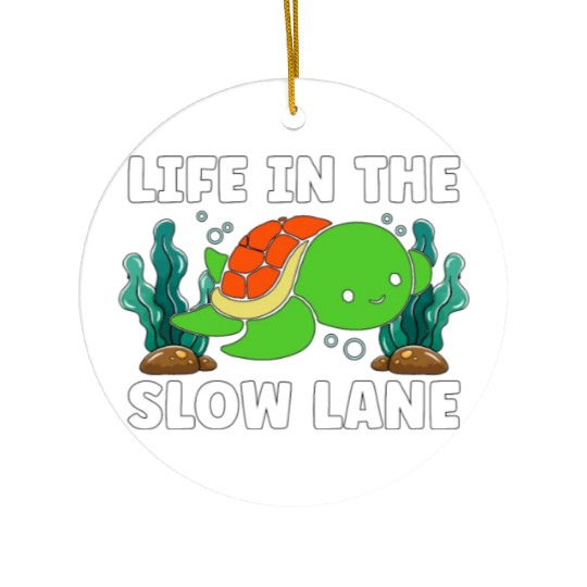 Marine Biology Life In The Slow Underwater Science Ceramic Ornaments