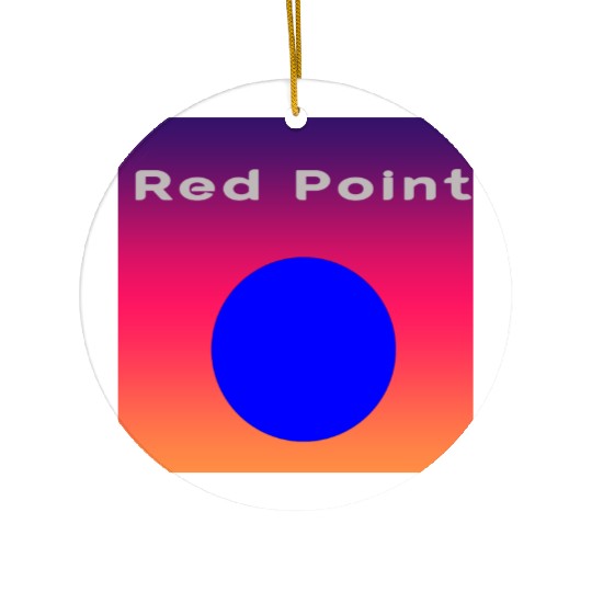 Red point Ceramic Ornaments
