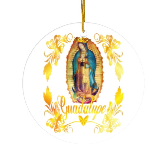 Our Lady Guadalupe Virgin Mary Catholic Decor Ceramic Ornaments