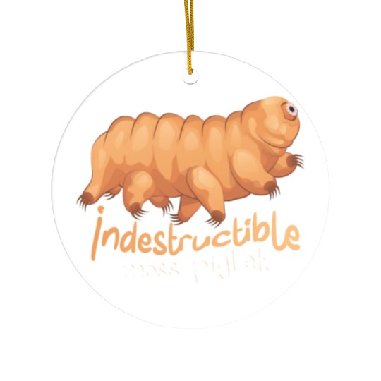 Indestructible Moss Piglet Science Tardigrade Ceramic Ornaments