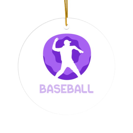 Be Nice To The Baseball Pitcher Hobby Player Ceramic Ornaments