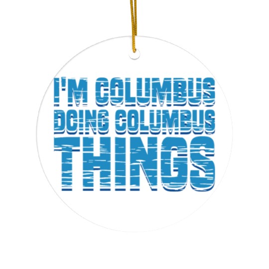 Columbus Day 1492 Ceramic Ornaments
