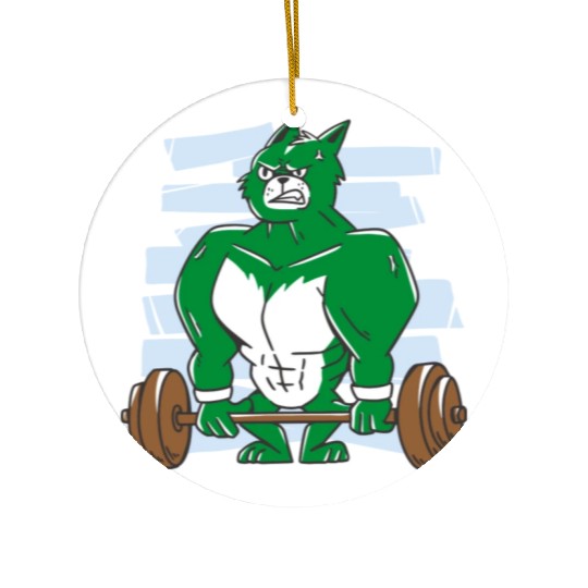 Pumping hulk. Gym Ceramic Ornaments
