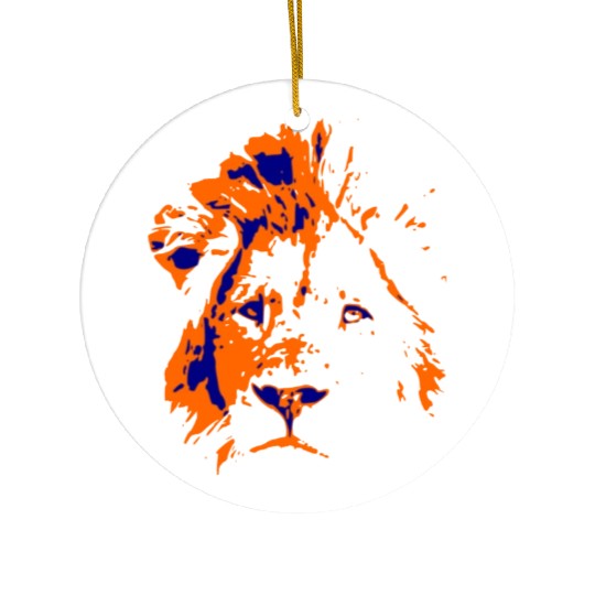 lion 4 Ceramic Ornaments