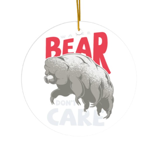 Moss Piglet Science Biology Tardigrade Lover Ceramic Ornaments