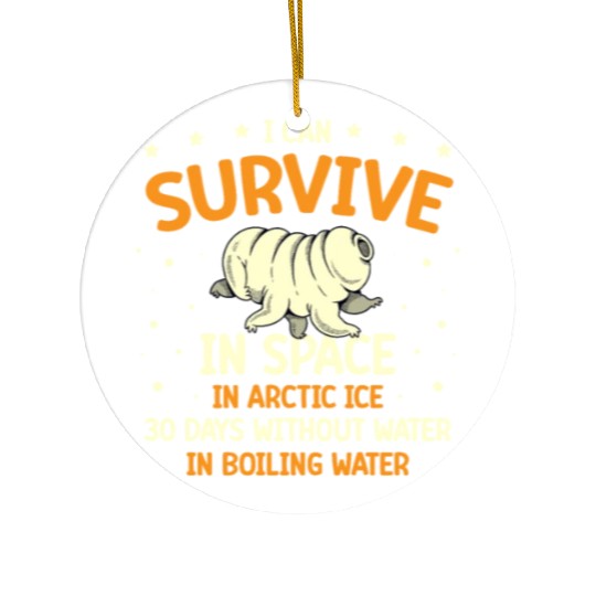 Moss Piglet Science Biology Tardigrade Lover Ceramic Ornaments