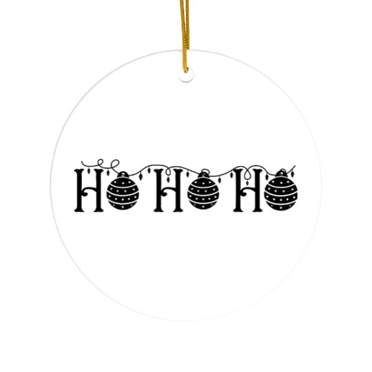 Ho Ho Ho Decor Presents Christmas Gift Ideas Ceramic Ornaments
