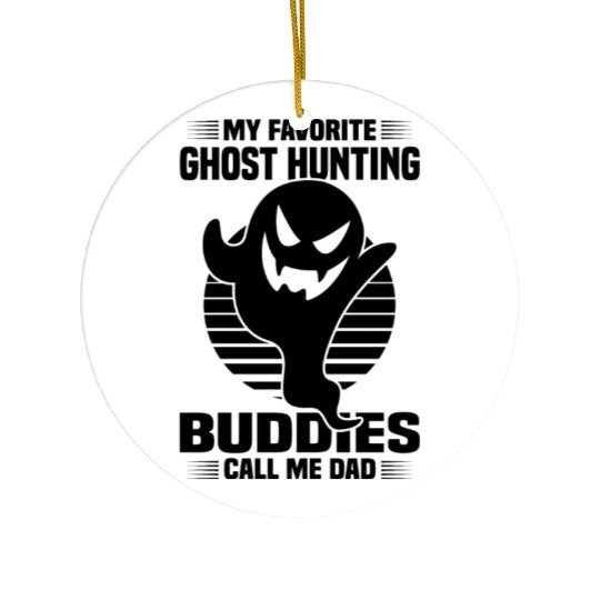 ghost hunting Ceramic Ornaments