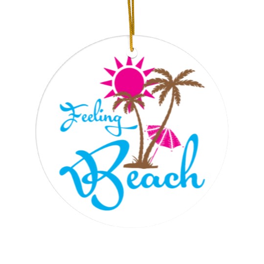 Feeling A LiL Salty with Summer Clothes Ceramic Ornaments