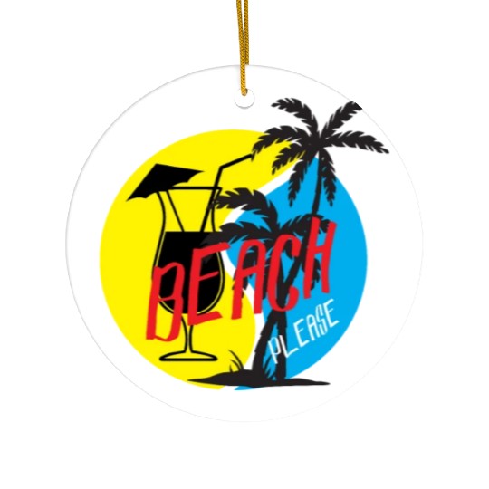 Feeling A LiL Salty with Summer Clothes Ceramic Ornaments