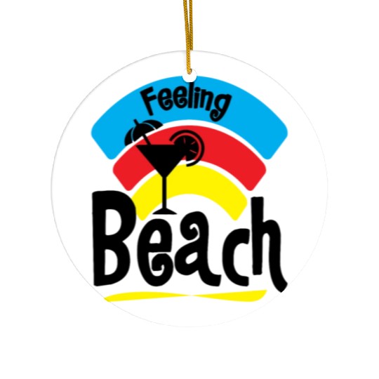 Feeling A LiL Salty with Summer Clothes Ceramic Ornaments