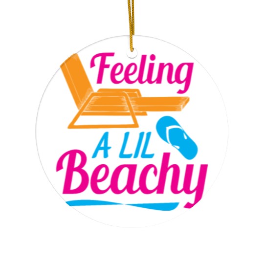 Feeling A LiL Salty with Summer Clothes Ceramic Ornaments