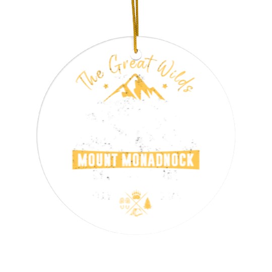Mount Monadnock New Hampshire Ceramic Ornaments
