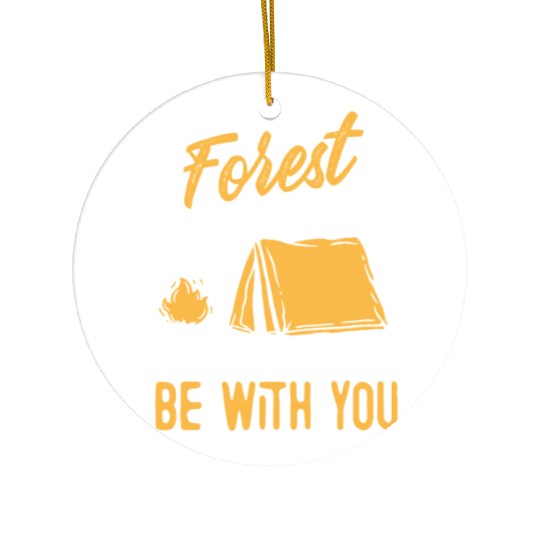 May The Forest Be With You Ceramic Ornaments