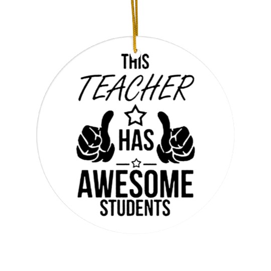 teacher Ceramic Ornaments