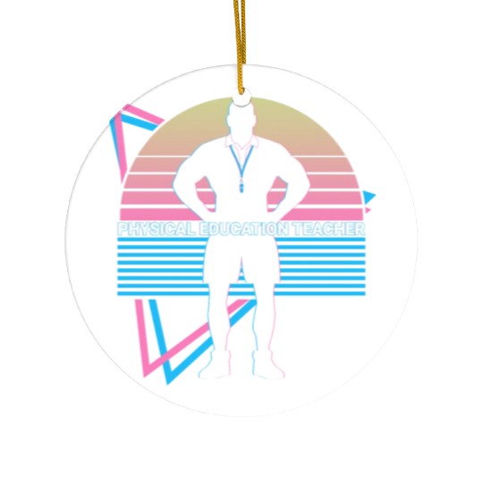 Physical Education Teacher PE Teacher Retro Ceramic Ornaments