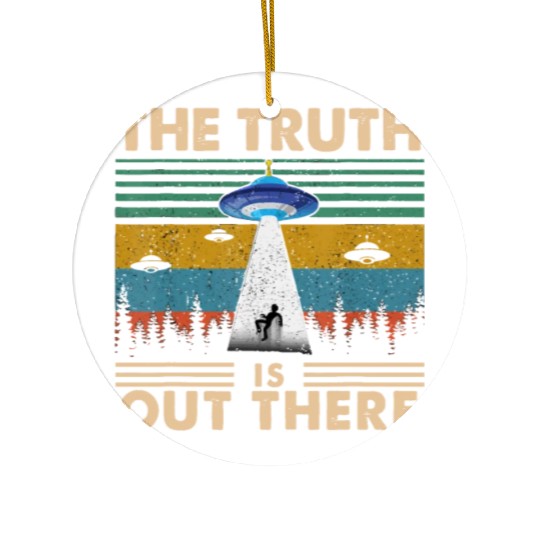 The Truth Is Out There Storm Raid Area 51 Alien Ceramic Ornaments