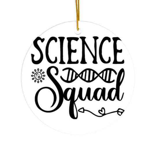 Science Squad Nerd Geek Teacher Student Gift Ideas Ceramic Ornaments