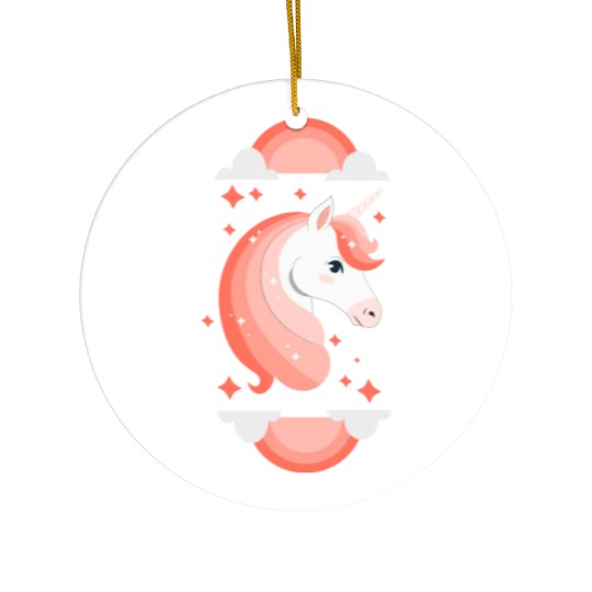 Harlow And Popcorn Merch Popcorn The Pony Ceramic Ornaments