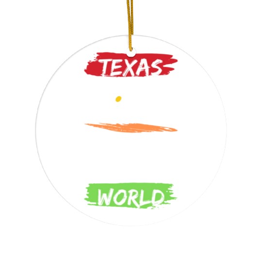 TEXAS PRIDE Ceramic Ornaments