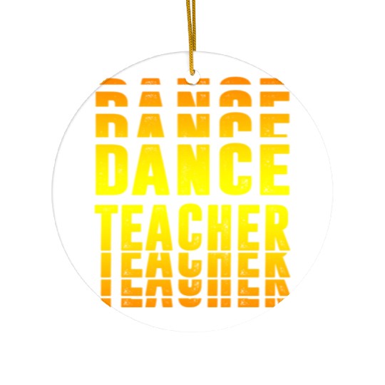 Dance Teacher design Ceramic Ornaments